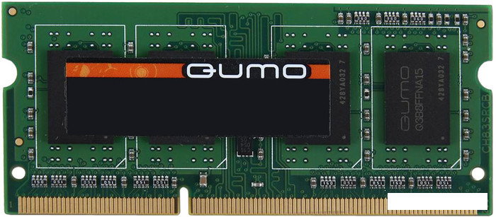 Оперативная память QUMO 8GB SO-DIMM DDR3 PC3-10600 (QUM3S-8G1333C9) - фото 1 - id-p202577398