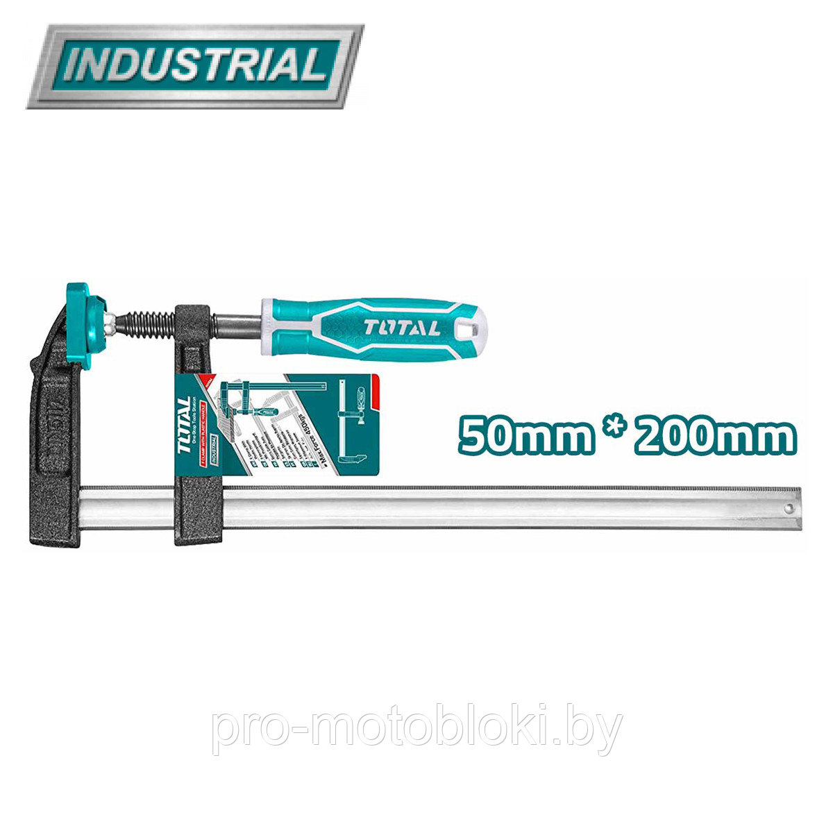 Струбцина F-образная 50 x 200 мм TOTAL THT1320502