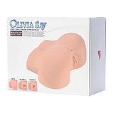 Мастурбатор реалистичный вагина Kokos Olivia с вибрацией и ротацией, телесный 26 см, фото 9