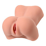 Мастурбатор реалистичный вагина c двойным слоем Kokos Adarashi 1, телесный, 20 см, фото 3