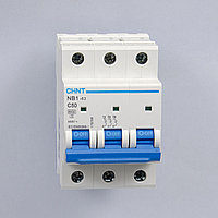 CHINT NB1-63 3P 50A, тип C, 6кА, 3М Автоматический выключатель