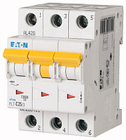 Eaton PL7 3P 25A, тип D, 10кА, 3М Автоматический выключатель