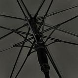 Зонт-трость "GA-318", 101 см, серый, фото 3