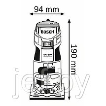 Фрезер кромочный GKF 600 600 Вт BOSCH 060160A100, фото 2