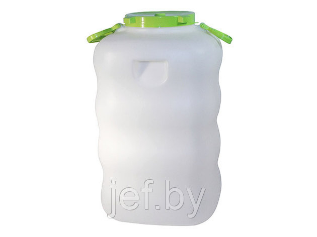 Бак для жидкостей пластмассовый с крышкой и ручками 80л IDEA М6005, фото 2