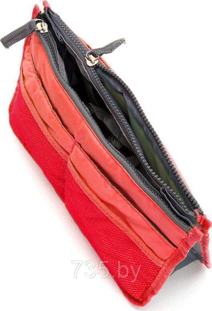 Органайзер для сумки «СУМКА В СУМКЕ» цвет красный - фото 3 - id-p175810851