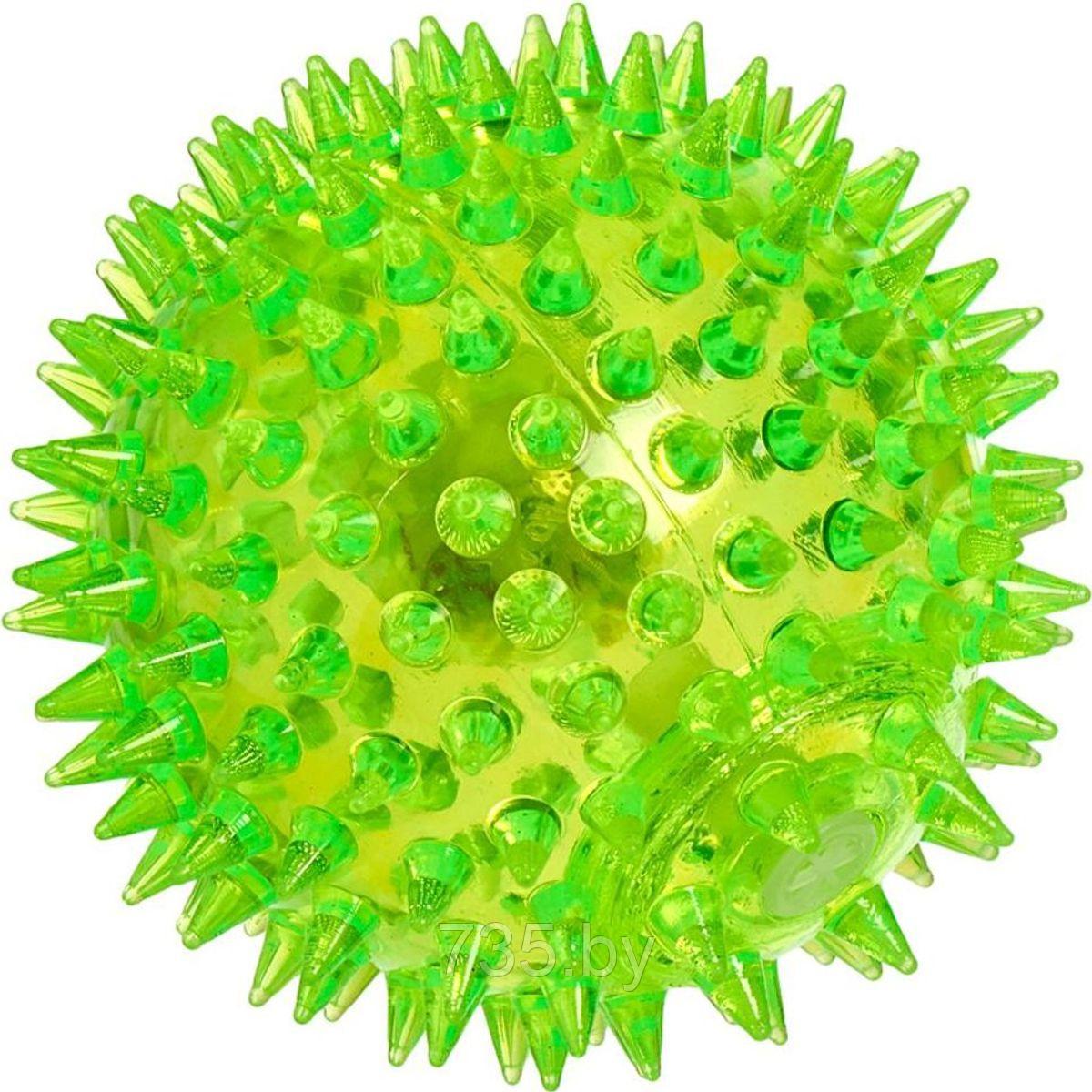 Массажный шарик (7,5 см) с подсветкой - фото 4 - id-p202592626