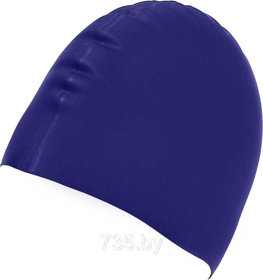 Шапочка для плавания силиконовая, темно-синяя - фото 6 - id-p194222181