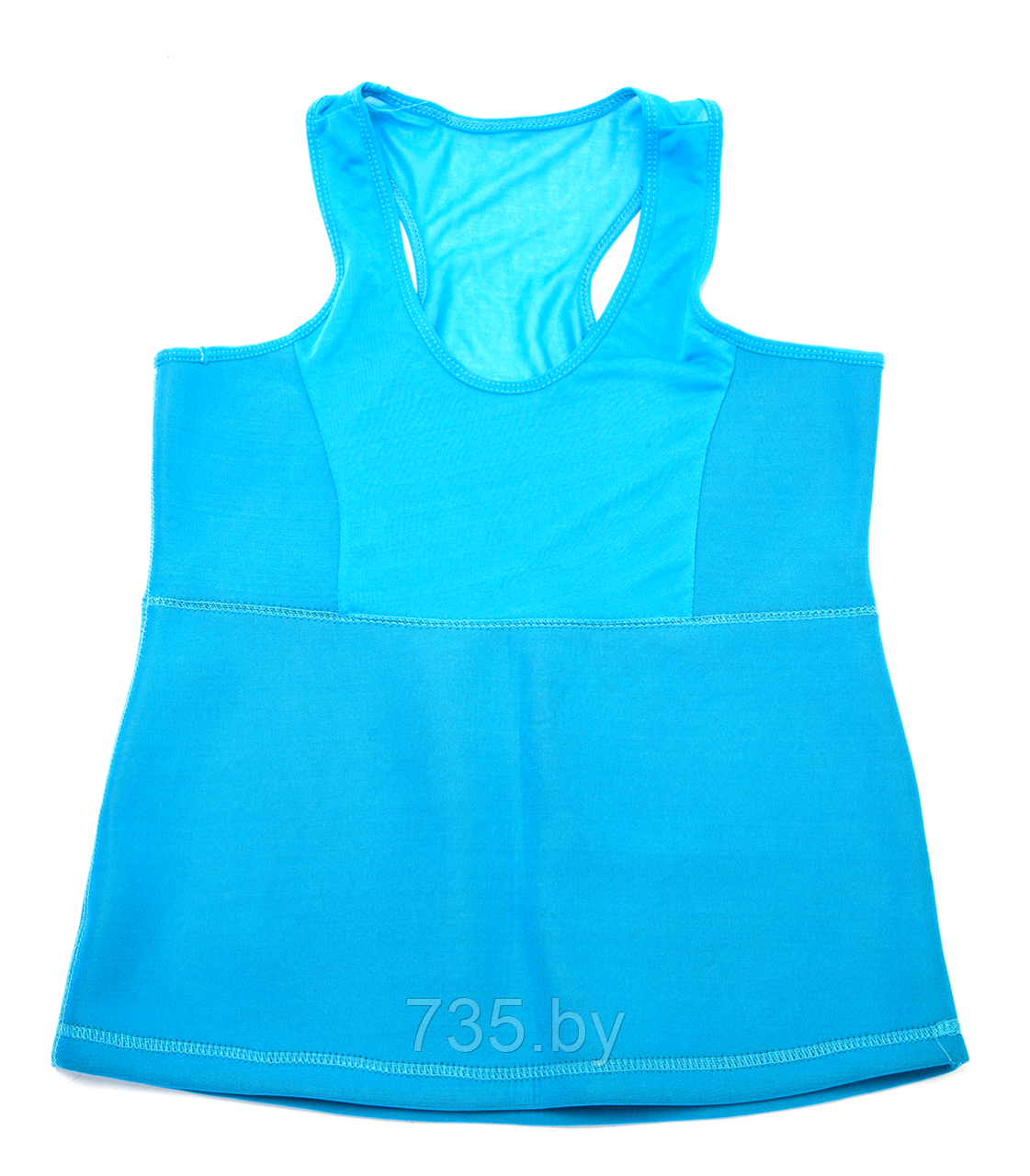 Майка для похудения «BODY SHAPER», размер ХL (голубой) - фото 4 - id-p202592532