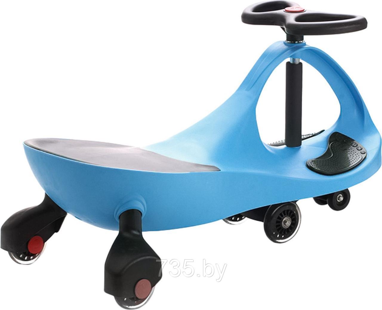 Машинка детская с полиуретановыми колесами синяя БИБИКАР - фото 5 - id-p202592541