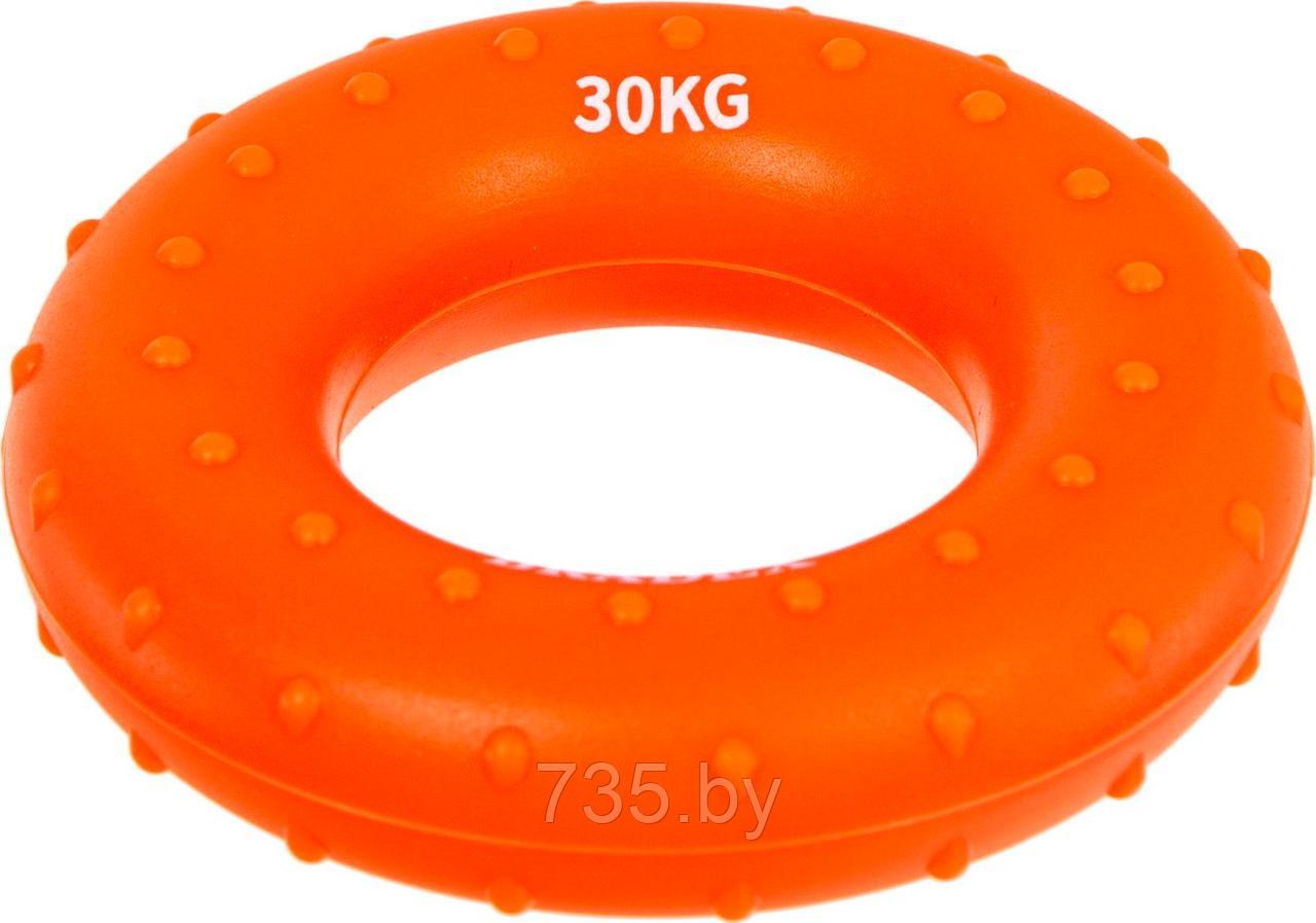 Кистевой эспандер 30 кг, круглый массажный, оранжевый - фото 2 - id-p202592658