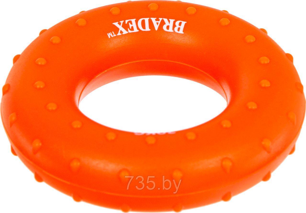 Кистевой эспандер 30 кг, круглый массажный, оранжевый - фото 3 - id-p202592658