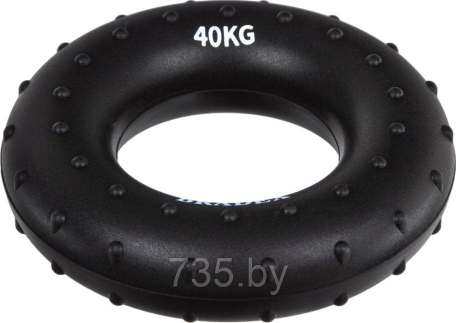 Кистевой эспандер 40 кг, круглый массажный, черный - фото 2 - id-p202592659
