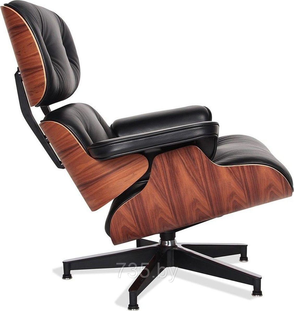 Кресло EAMES LOUNGE CHAIR и оттоманка EAMES LOUNGE CHAIR чёрные - фото 2 - id-p202592661