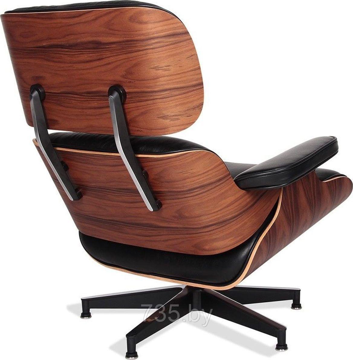 Кресло EAMES LOUNGE CHAIR и оттоманка EAMES LOUNGE CHAIR чёрные - фото 3 - id-p202592661