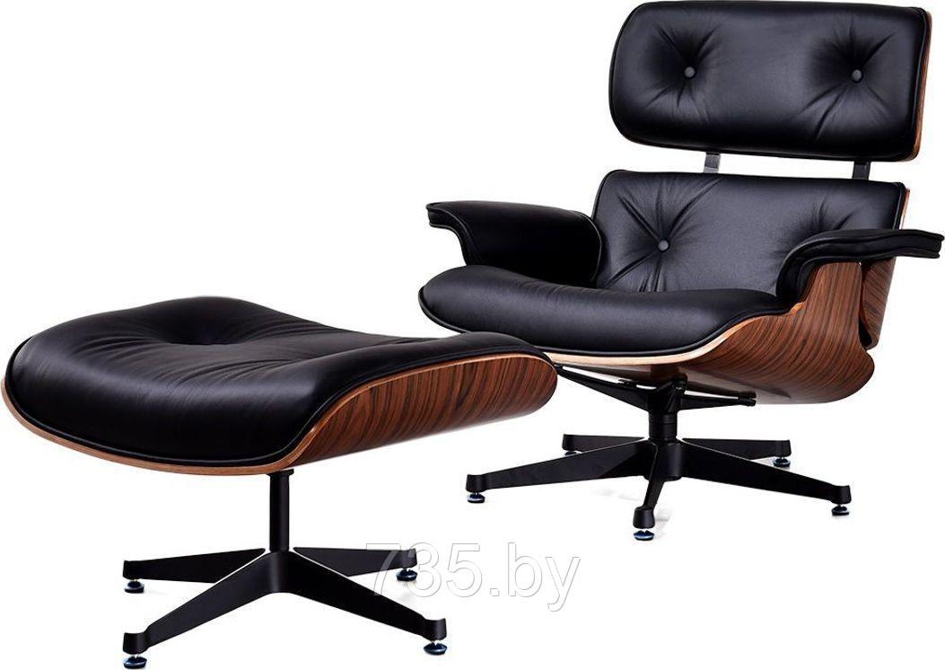 Кресло EAMES LOUNGE CHAIR и оттоманка EAMES LOUNGE CHAIR чёрные - фото 5 - id-p202592661