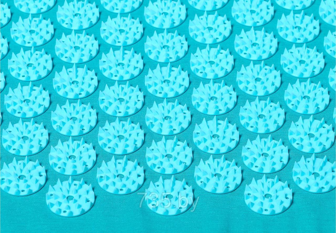 Коврик акупунктурный Нирвана бирюзовый, классическая серия - фото 6 - id-p202592669