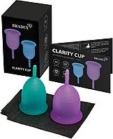 Набор менструальных чаш Clarity Cup, 2 шт. (S+L)