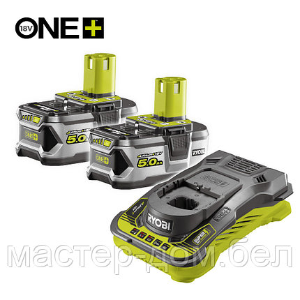 ONE + / Аккумулятор (2) с зарядным устройством RYOBI RC18150-250, фото 2