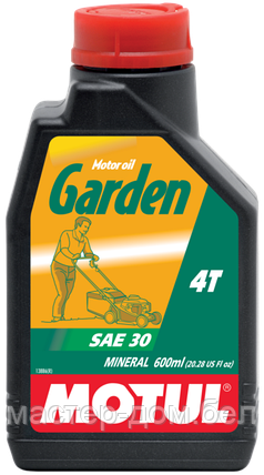 Масло для 4-х тактных двигателей MOTUL GARDEN 4T SAE 30 (0,6 л), фото 2