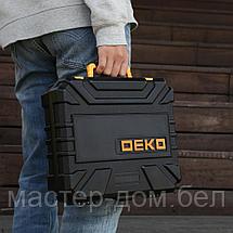 Дрель-шуруповерт аккумуляторная DEKO DKCD20FU-Li SET 193, фото 3