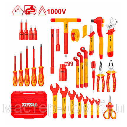 Набор инструментов диэлектрических TOTAL THKITH4101 (41 шт), фото 2