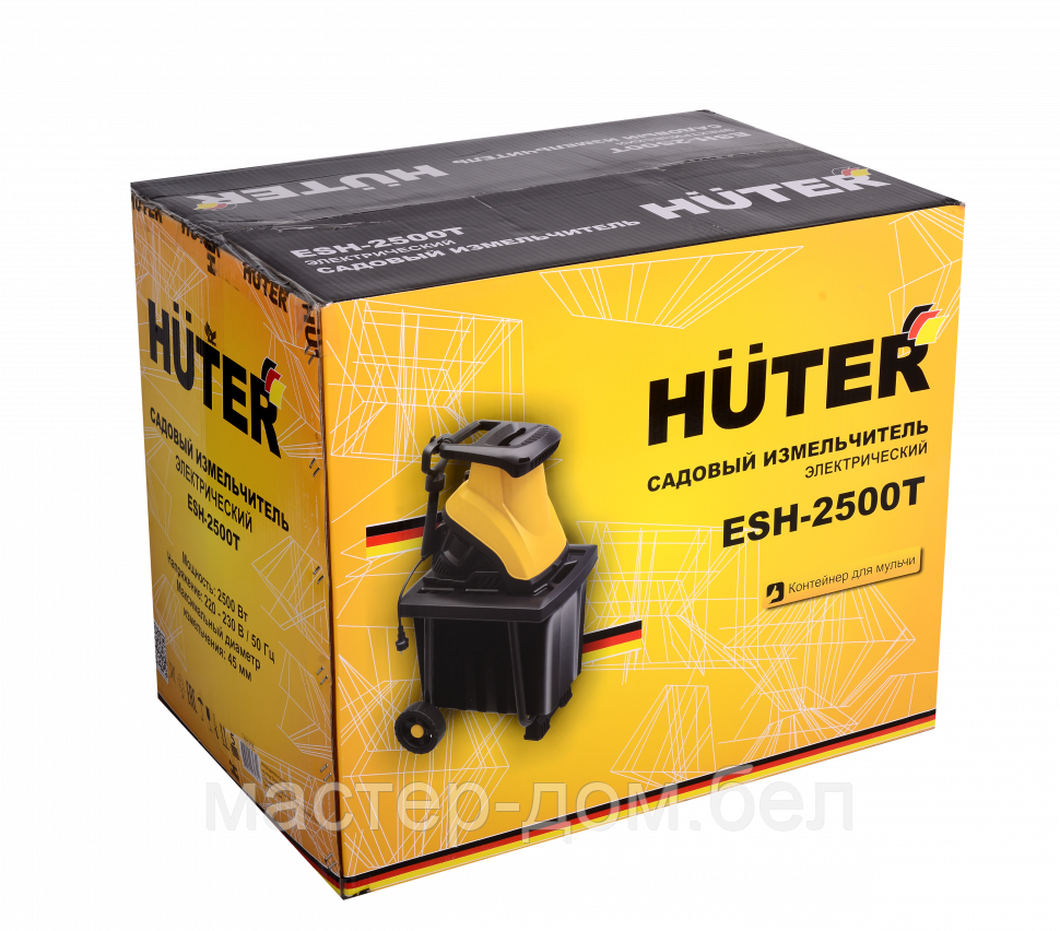 Измельчитель садовых отходов Huter ESH-2500T - фото 7 - id-p202596214