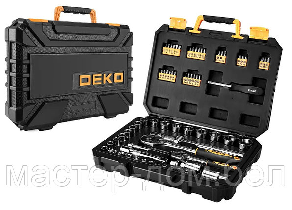 Набор инструмента для авто в чемодане DEKO DKMT72 SET 72, фото 2