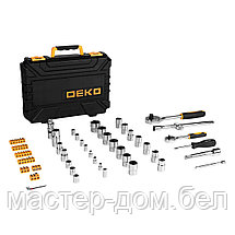 Набор инструмента для авто в чемодане DEKO DKMT72 SET 72, фото 3
