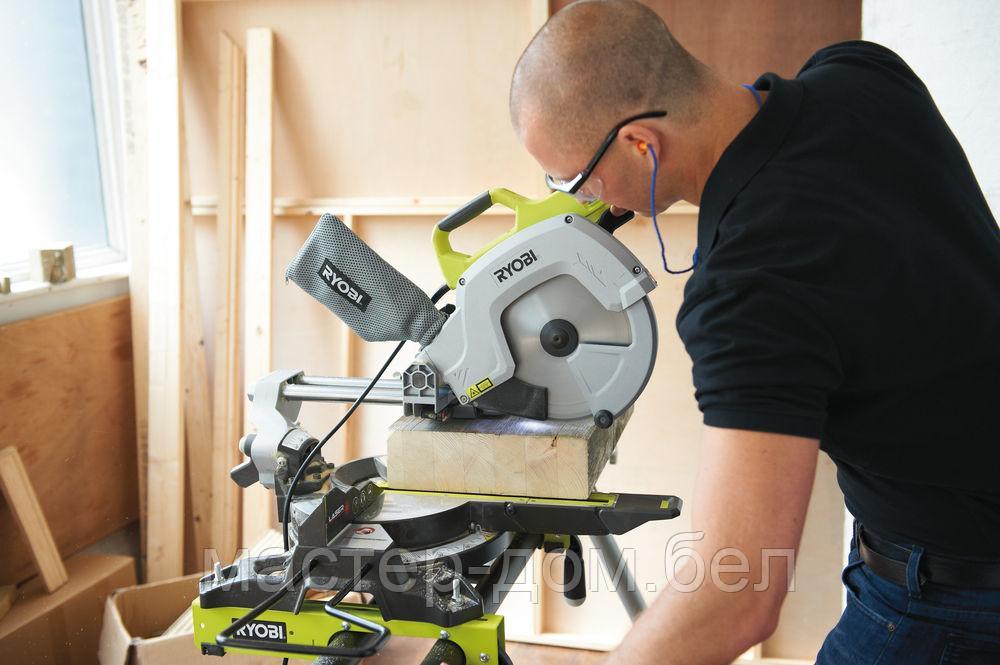 Пила торцовочная RYOBI EMS254L - фото 3 - id-p202595297