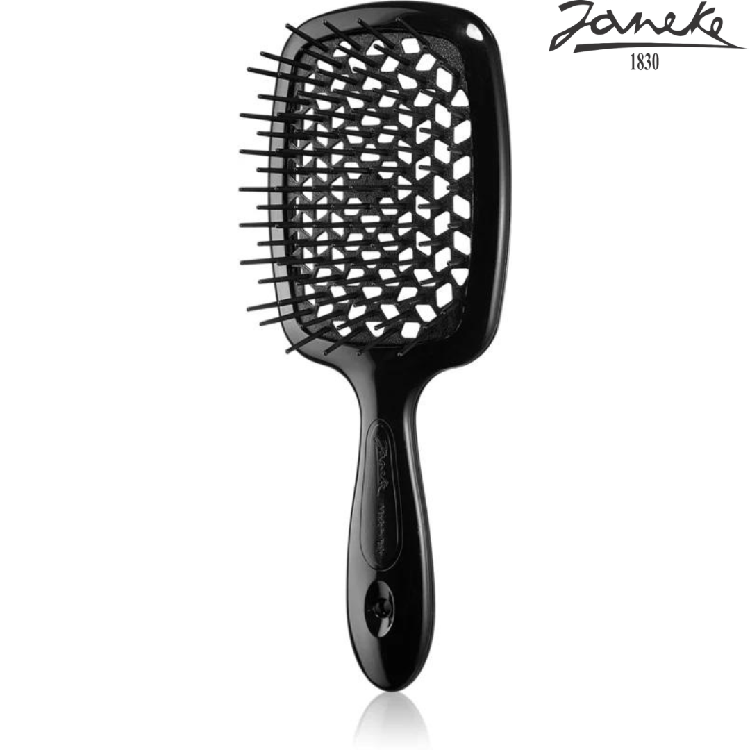 Расческа массажная Janeke Superbrush Black Черная