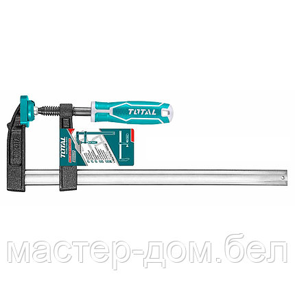 Струбцина F-образная 140 x 1200 мм TOTAL THT1321402, фото 2