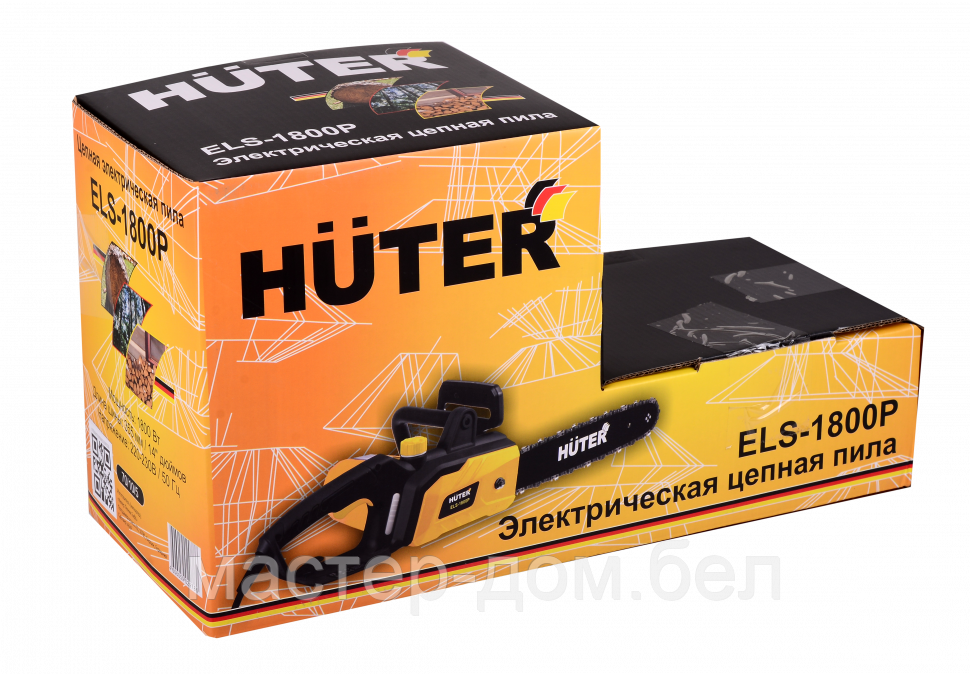 Пила цепная электрическая Huter ELS-1800P - фото 7 - id-p202596457