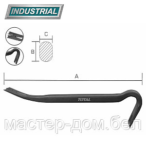 Лом-гвоздодер 350 мм TOTAL THT431142