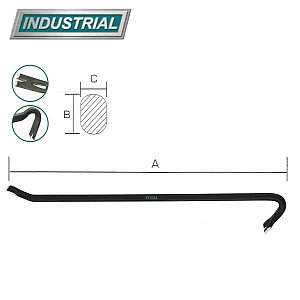 Лом-гвоздодер 1200 мм TOTAL THT431482