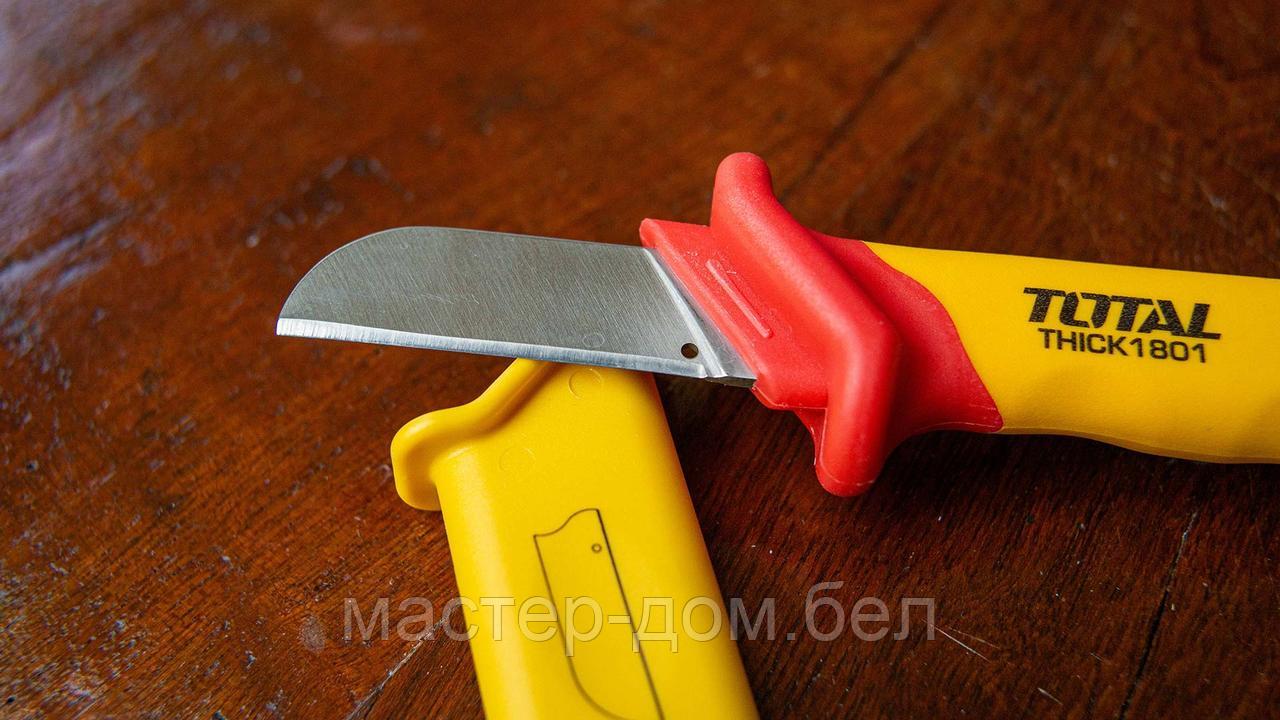 Нож для зачистки кабеля диэлектрический 180 мм TOTAL THICK1801 - фото 5 - id-p202598853