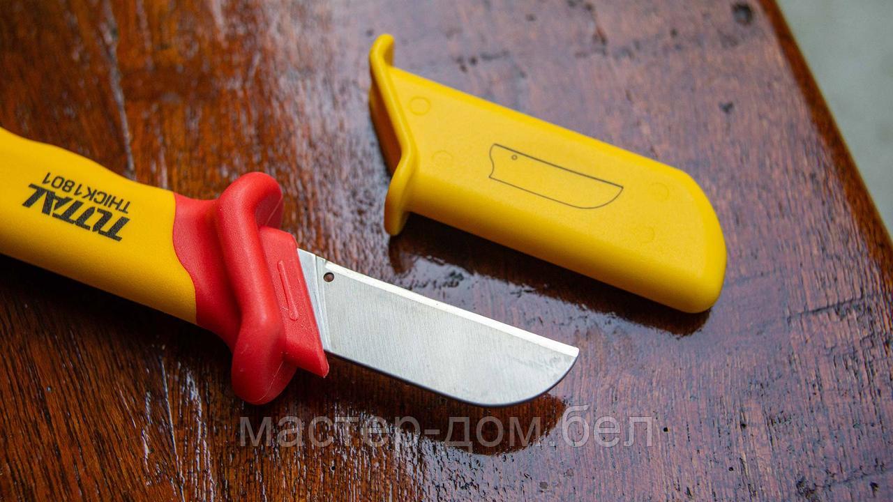 Нож для зачистки кабеля диэлектрический 180 мм TOTAL THICK1801 - фото 7 - id-p202598853
