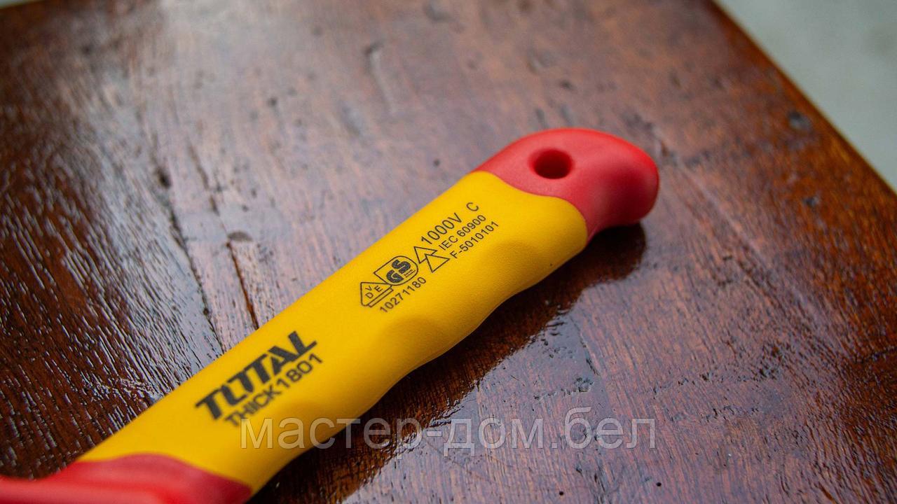 Нож для зачистки кабеля диэлектрический 180 мм TOTAL THICK1801 - фото 8 - id-p202598853