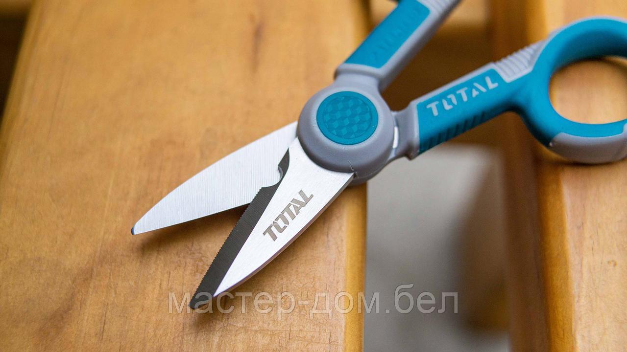 Ножницы электрика 145 мм TOTAL THT1155871 - фото 4 - id-p202598871