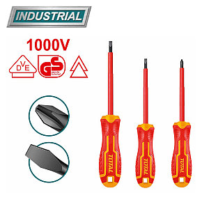 Набор отверток диэлектрических TOTAL THTIS036 (3 шт)