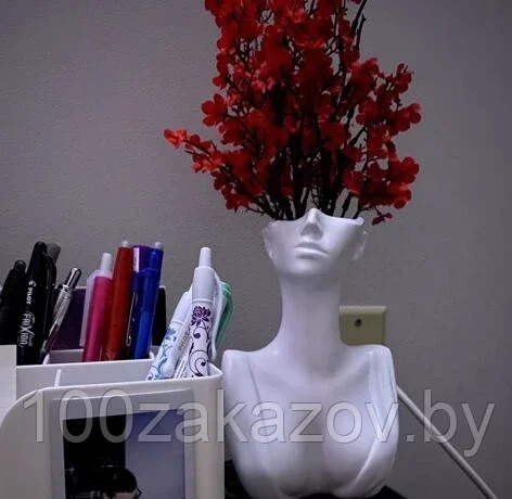 Сувенир оригинальный ваза-кашпо "Дама с декольте" - фото 6 - id-p202601168