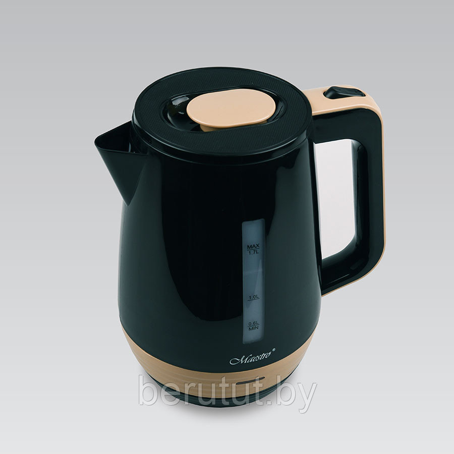 Чайник электрический 1.7 л пластиковый мощность 2200 Вт Maestro BLACK - фото 2 - id-p202601178