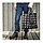 IKEA/ СКЮНКЕ сумка, 45x36 см, черный/бежевый орнамент «точки», фото 3