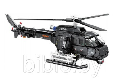Детский конструктор военный ударный вертолет Sembo Block 202158, военная техника серия аналог лего lego - фото 4 - id-p202601199