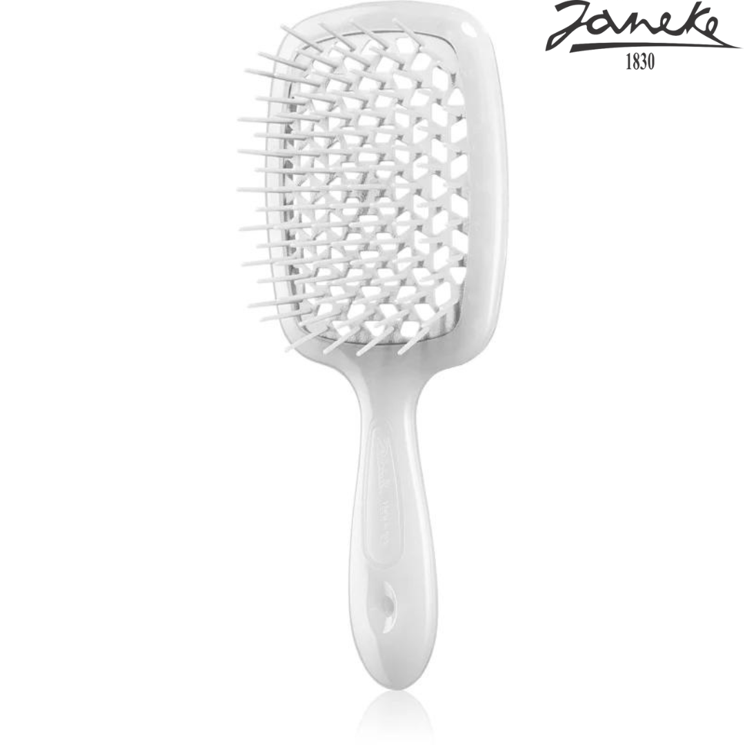 Расческа массажная Janeke Superbrush White Белая