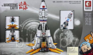 Детский конструктор Sembo Block Ракета 107032, аналог лего lego, игрушка для мальчиков - фото 3 - id-p202604573
