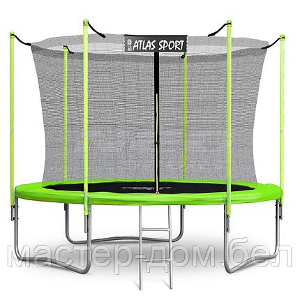 Батут Atlas Sport 312 см (10ft) (внутренняя сетка и лестница) GREEN, фото 2