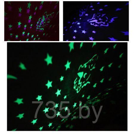 Ночник-проектор "Обезьянка-черепашка" с проекцией звезд и колыбельными для малыша - фото 4 - id-p166881702