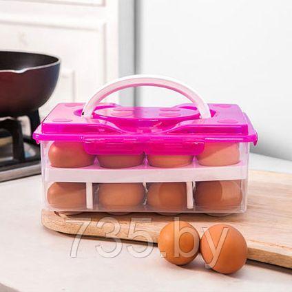 Контейнер пластиковый на 24 яйца