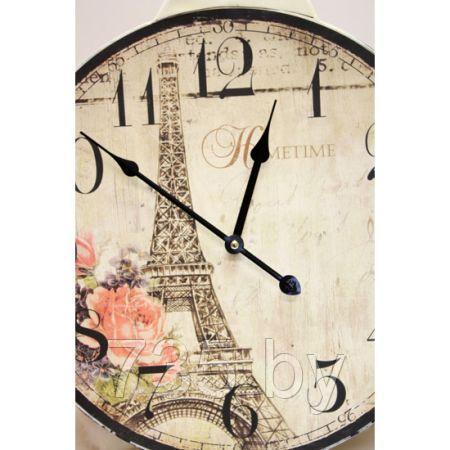 Настенные часы Эйфелева башня дизанерские круглые - фото 2 - id-p166881899